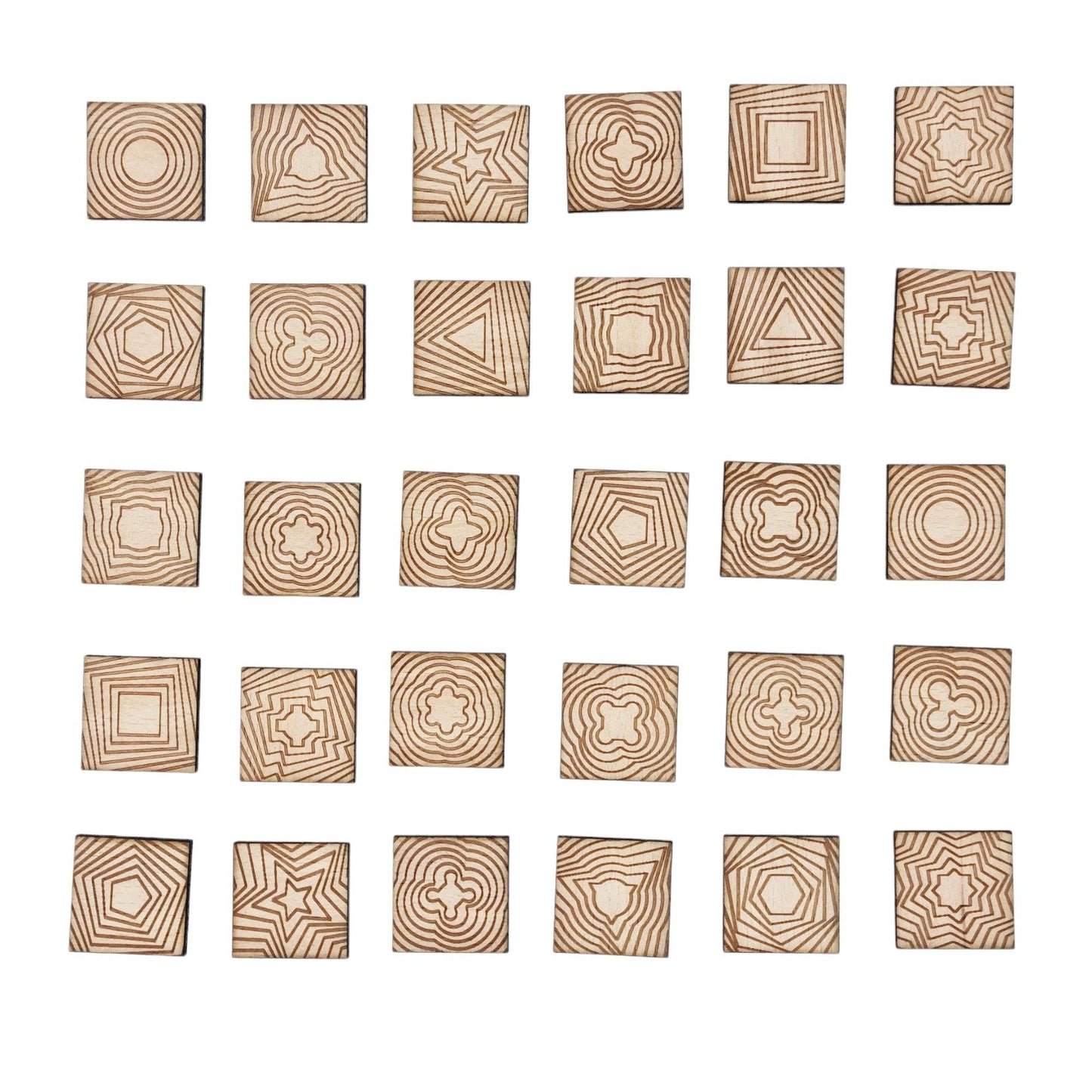 Formen-Memory aus Holz
