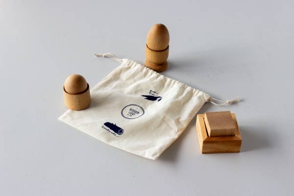 Wooden Story Montessori-Set: Ei, Ball und Becher