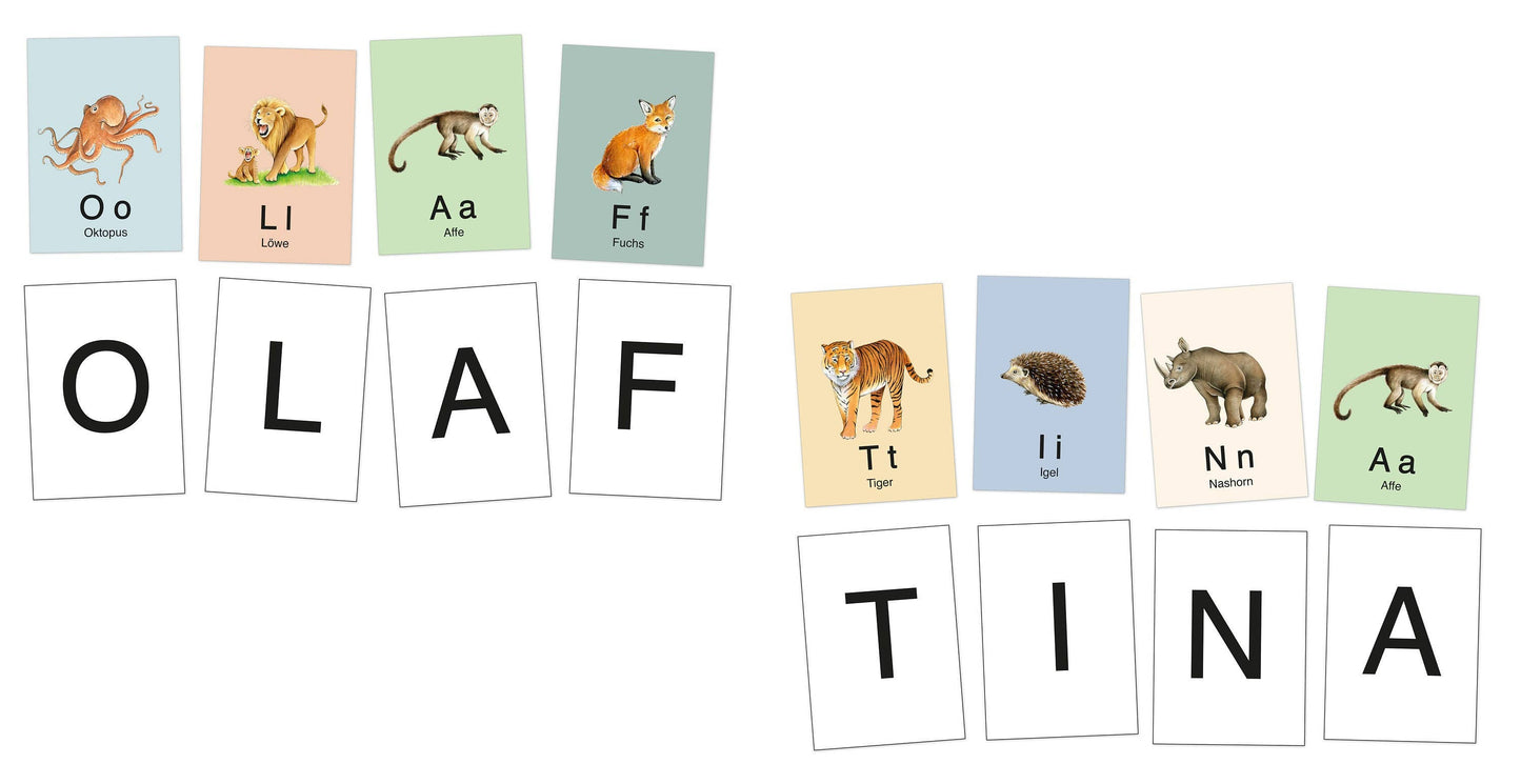 26 ABC Alphabet Cards Flashcards Letters Learning Game Safar