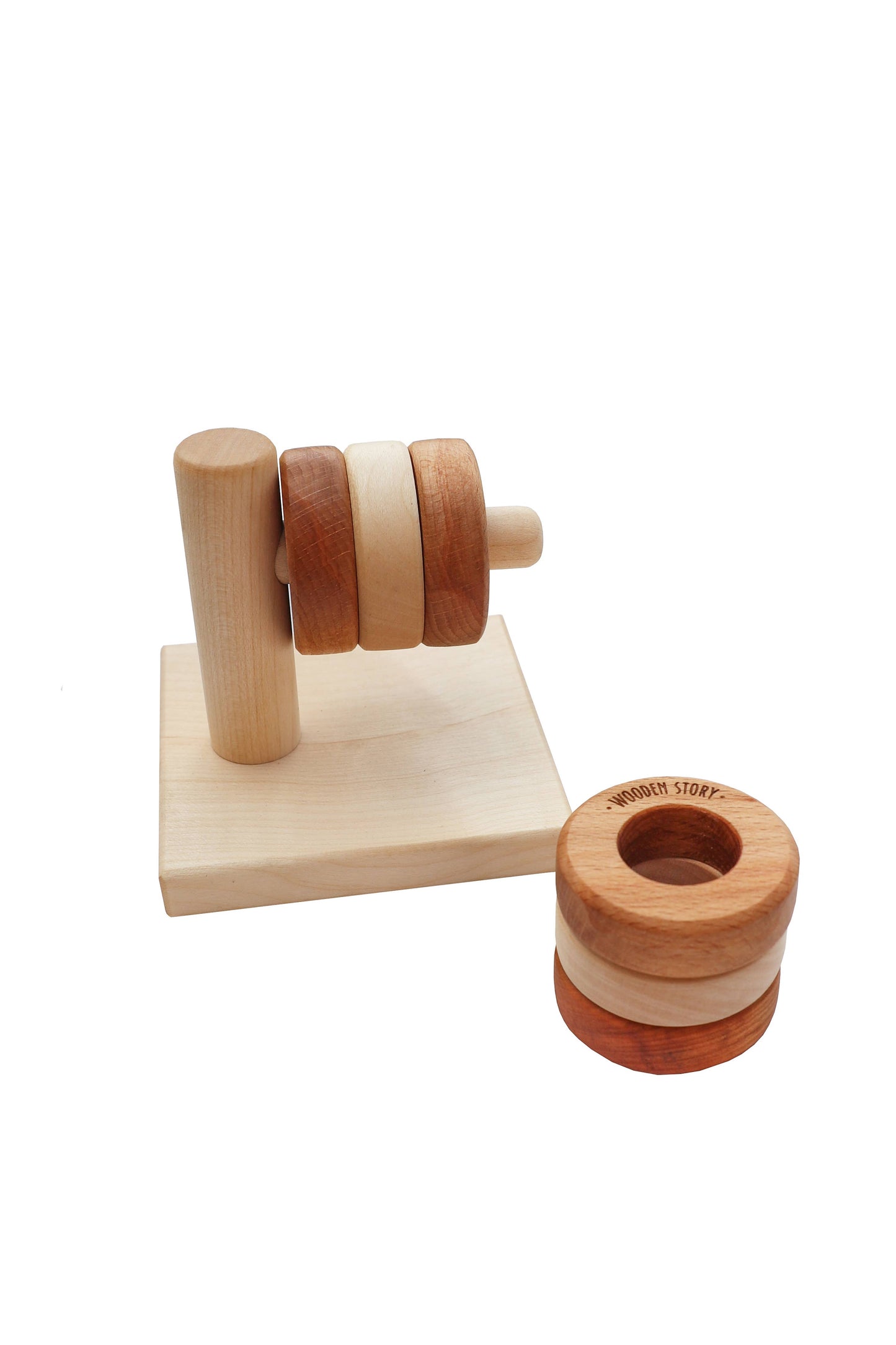 Wooden Story Montessori Aufhänger horizontal