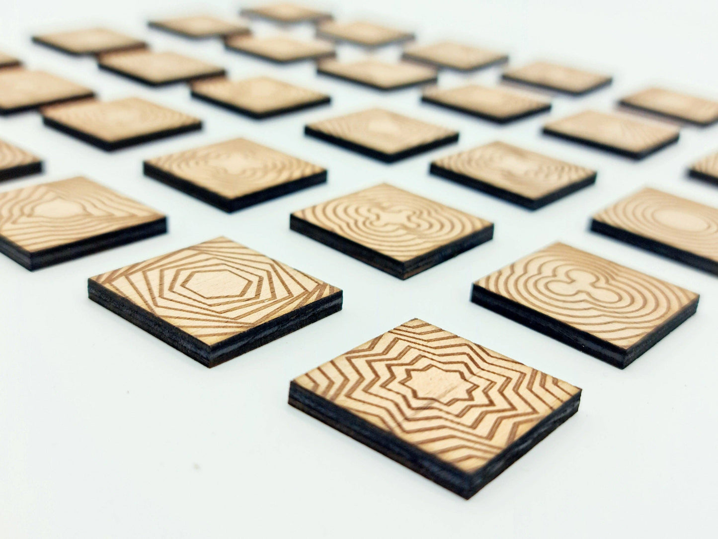 Formen-Memory aus Holz