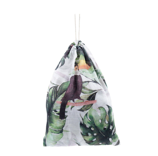 Mulltuch Bio-Baumwolle 60x60cm • Tukan • 2er-Set
